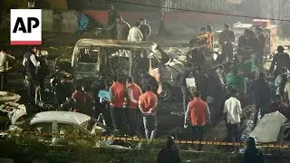 Aftermath of deadly explosion outside Red Fort in India's capital New Delhi