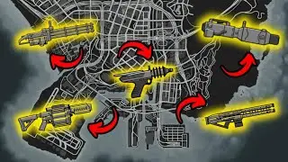 GTA 5 - All  Secret And Rare Weapon Locations (Minigun, Grenade Launcher & more)