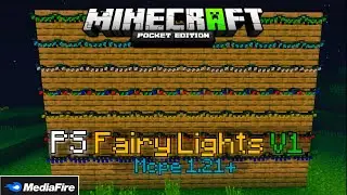 New PS Fairy Lights Mod For Minecraft PE 1.21+ | ✨Working Fairy Lights Mod MCPE | PS Gamer (RTX)