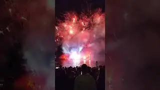Krakow fire show