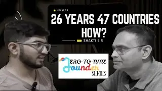 Zero-to-Nine Founder Series EP.4 | Shakti Nayak building GQS and scaled to almost 47 Countries