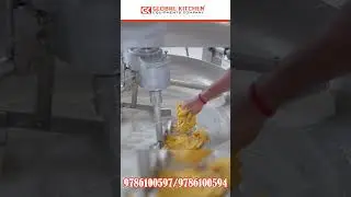 Ghee Mysore Pak Making In Sweet Making Machine (GKSM-200) GLOBAL KITCHEN EQUIPMENTS COMPANY