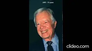 Transformation of Jimmy Carter from 0 to 100 years old