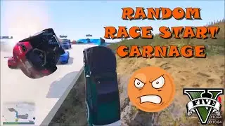 Random Race Start Carnage (Compilation) | GTA 5