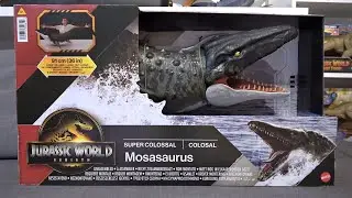 Игрушки KItwana #185: Распаковка и обзор супер-колоссального мозазавра Mattel Jurassic World 2025...