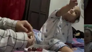 Hai nak, ini video pertama Ibu sama kaka sepupu kamu makan buah anggur 🍇 