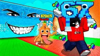 GANHEI MILHÕES SALVANDO BRAINROTS DE TSUNAMI NO FUJA DO TSUNAMI PARA BRAINROTS