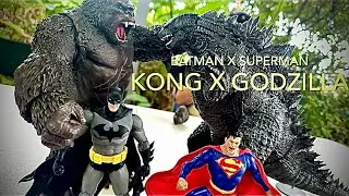 Godzilla X #Superman Kong X Batman #unboxing #mcfarlanetoys #dcmultiverse #godzilla #kong #batman 