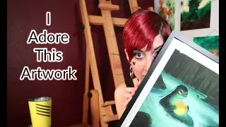 Dalia Mallet is SUCH an incredible artist! (ASMR, soft spoken, art review)