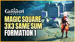 3x3 Same Sum Cubes Bourou Village Puzzle Guide  | North, East, West, South