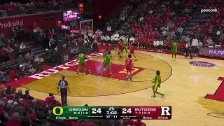 Wei Lin Sinks the PUMP-FAKE Jumper at Rutgers | Oregon Basketball
