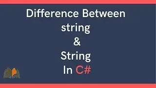 Difference between string and String in C#
