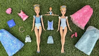 Disney Princess Doll Collection | Satisfying Unboxing Cinderella Play-set and Dresses, Shoes | ASMR