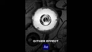 Dithered Effect Tutorial in 15 seconds After Effects