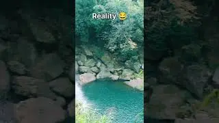 shillong meghalaya krangsuri waterfall 🤩🤩# Instagram vs reality #meghalaya