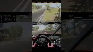 POV Forza Motorsport sem assist&ecirc;ncias com volante Logitech G920, em Mount Panorama Circuit