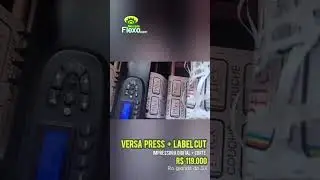 VENDO Conjunto Versa Press + Label Cut, impress&atilde;o digital + corte