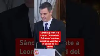 S&aacute;nchez promete a Leonor 