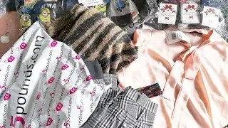 EVERYTHING5POUNDS.COM WINTER 2019 HAUL - SCARFS, SHIRTS, TROUSERS, SOCKS!