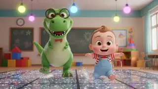 Dinosaur Dance School Song for Kids | Fun Dinosaur & Nursery Rhyme Baby Songs 🦖🎶💃