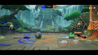 Rocket league sideswipe small warm up match 