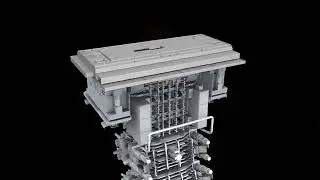 Slab Caster working principle with different parts.