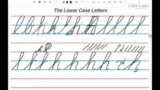 Learn Cursive Letters a to z &ndash; Master Cursive Handwriting 'h' (Day 10) ✍️✨