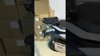 ZONTES 368 G Установка кофра 55 л. на родной багажник