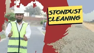 Stonedust (khaka) Laying And Cleaning Process on WBM II Compaction II Road Work.