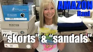AMAZON Haul * BATTLE of the SKORTS & SANDALS * Help me decide!