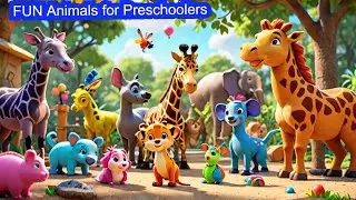 FUN Animals for Preschoolers to Discover at the Zoo and in the Forest with Amazing Facts and Toys