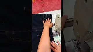 cara menjahit ban pinggang celana jeans @MKJEANS