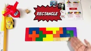 Wooden Puzzle - Rectangle - Toys For Kid