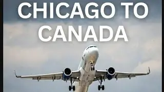 Plane take off | Airbus A320 | Chicago to Canada | Adventrous experience | Airport Diaries 