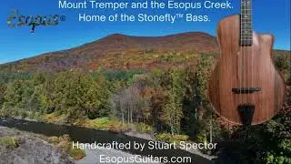 Drone Video : Mount Tremper and the Esopus Creek. Home of the Stonefly&trade; Bass.