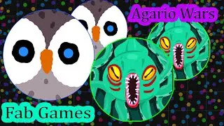 OWL & KRAKEN DUO // Trolling Players // 32.000+ Score  - Agar.io