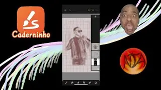 Desenhar Singer Asian Boy no Caderninho App iOS para iPhone