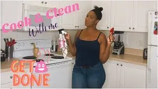 COOK AND CLEAN WITH ME//FALL CLEANING MOTIVATION