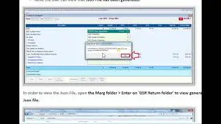 GSTR 1 KI JSON FILE KAISE GENERATE KARE MARG SOFTWARE MAIN #shorts #margerp #vickyinfosys