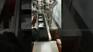 Food fresh fruit film wrapped tray box automatic labeling machine