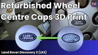 Land Rover 3D Printing Refurbished Wheel Centre Cap Logos