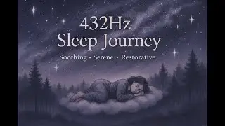 432Hz Sleep Meditation (1 Hour) | Soothing Frequency to Release Stress & Sleep Deeply
