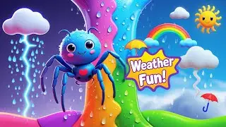 Itsy Bitsy Spider | Weather Facts for Kids 🌧️☀️