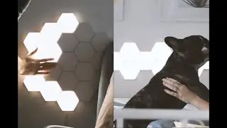 Touch Sensitive Hexagonal Lamps Helios Touch Lights | Smart Home Lighting Design