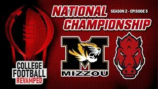 Arkansas Razorbacks Dynasty (Year 2) | (13-0) | National Championship vs Mizzou | 79-Game Win Streak