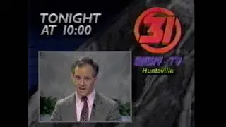 WAAY 31 (1988) Bumper - ABC  - Gary Dobbs - Huntsville, Alabama