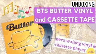 BTS BUTTER Vinyl & Cassette tape - UNBOXING