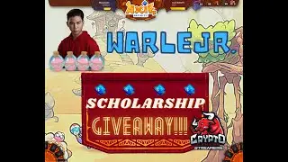 HOW TO APPLY FREE AXIE SCHOLARSHIP  WARLEJR