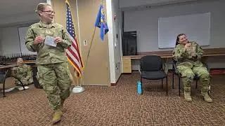 Promotion Ceremony:  SMSgt Keltz