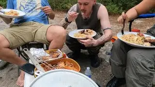 Fluke Opening Day NJ, '24 A Gut Bucket Gourmet Meal In the Woods on the Cheap #fishingnj #fyp